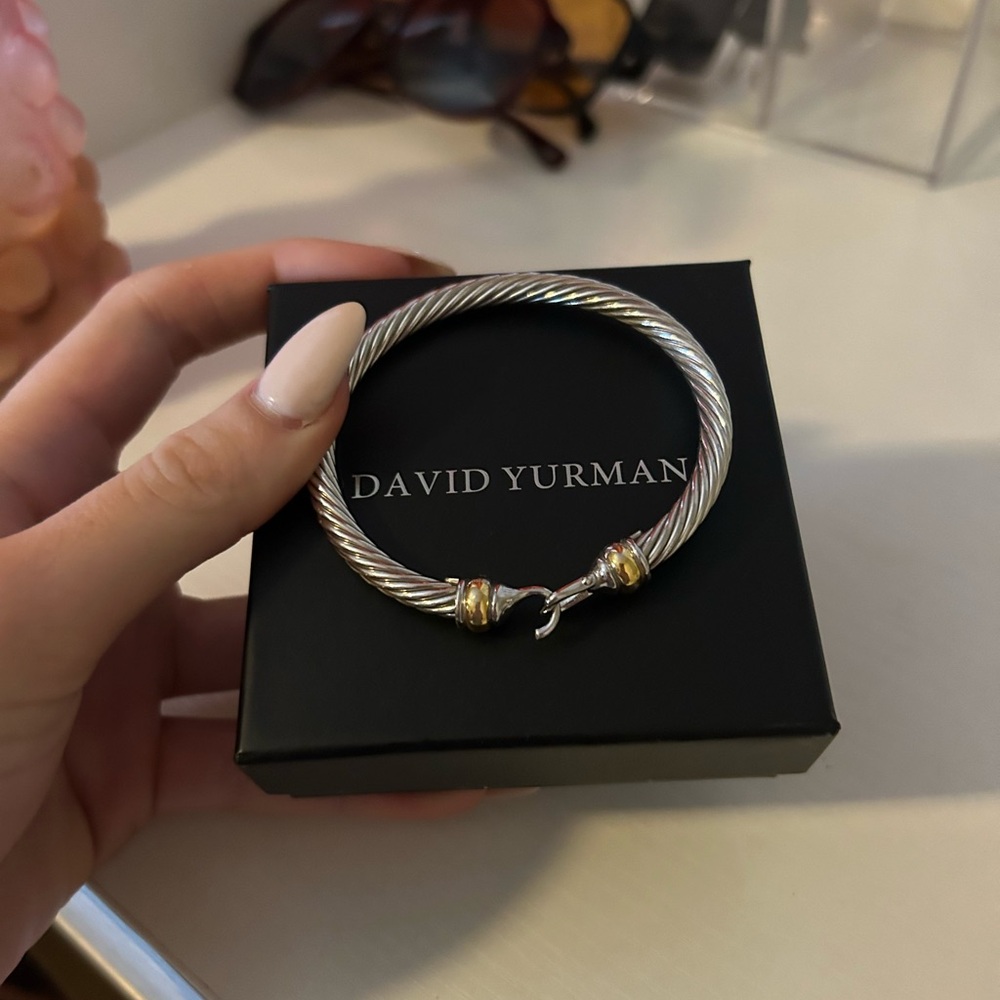 Cable Bracelet Two Tone
